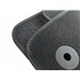 Tapis de Sol pour Jeep Compass à partir de 2016 - sur Mesure, antidérapant, Talonnette en Caoutchouc renforcé, Boutons d'ancrage
