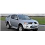 Tapis de Sol pour Mitsubishi L200 Double Cab 2006-2014 - Restyling 2014 - sur Mesure, antidérapant, Talonnette en Caoutchouc ren