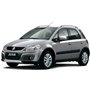 Tapis de Sol pour Suzuki SX4 2006-2014 sur Mesure, antidérapant, Talonnette en Caoutchouc renforcé, Noir