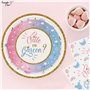 Triangle Déco Lot de 10 Assiette Gender Reveal Party Assiette fille ou garcon ? Assiette Baby Shower Gender Reveal Decoration as