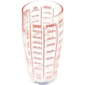 Les Colis Noirs LCN - Verre Doseur en Verre 58cl - Mesure Mesurer Doser Ustensile Cuisine - 271
