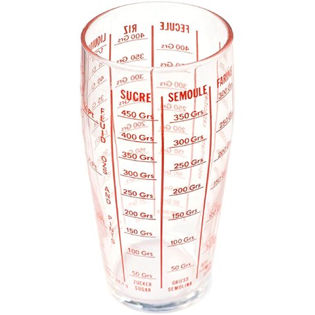 Les Colis Noirs LCN - Verre Doseur en Verre 58cl - Mesure Mesurer Doser Ustensile Cuisine - 271