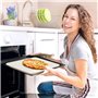 Joeji's Kitchen Pierre pour Pizza & Pelle en aluminium pour Pizza - Pierre a pizza barbecue Pierre pour cuisson croustillante ad