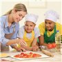 Joeji's Kitchen Pierre pour Pizza & Pelle en aluminium pour Pizza - Pierre a pizza barbecue Pierre pour cuisson croustillante ad