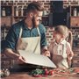 Joeji's Kitchen Pierre pour Pizza & Pelle en aluminium pour Pizza - Pierre a pizza barbecue Pierre pour cuisson croustillante ad