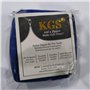 KGS Fermeture éclair Yard | Rouleau de fermeture éclair en nylon | 4 yards et 20 curseurs (bleu roi)
