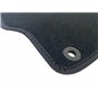 Tapis de Sol pour C4 Aircross 05.2012> / ASX 05.2010> sur Mesure, en Moquette Noire, avec Boutons et Talonnette en Caoutchouc re