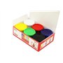 Peinture au doigt pour enfants et bébés. 12 couleurs de 30 ml. Peinture non toxique et lavable pour jeux créatifs et activités d