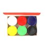 Peinture au doigt pour enfants et bébés. 12 couleurs de 30 ml. Peinture non toxique et lavable pour jeux créatifs et activités d