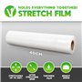 V1 Trade Film Etirable Demenagement - 6 Rouleaux Film Palette Transparent 40cm x 350m - Plastique Protection pour Colis et Meubl