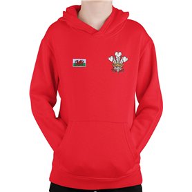 Super Lemon Sweat à capuche Pays de Galles pour enfants Cymru Rugby Exclusif Rétro Vintage Garçons Filles Unisexe Rouge Idéal po