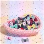 Mini Pinces à Cheveux, 30PCS Barrette Nœuds Cheveux Fins en Ruban Gros-Grain pour Bébés/Fille/Nouveau-Né