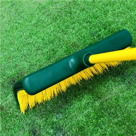 PLANTAWA Brosse Gazon Synthétique Extérieur sans Manche | Balai Nettoyeur pour Pelouse Synthétique | Brosse Manuelle Résistante