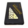 Grande mallette portable professionnelle avec 28 pièces Boîte de voyage 5 cm x 2,7 cm x 0,9 cm dominos (noir)
