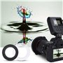 Lumière flash annulaire, écran LCD flash LED pour Canon pour Olympus pour Pentax pour Nikon pour la plupart des appareils photo 