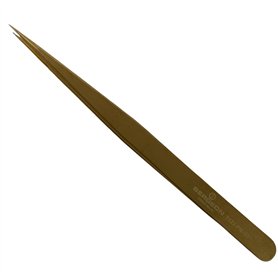Bergeon 7422-PM-S5 Pince à épiler type S5 en laiton fin 100 % non magnétique