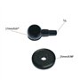 Navna Support de téléphone portable pour moto - Base à boule de 17 mm - Adaptateur à vis pour appareil photo - Accessoires de ba