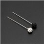 lijun 30pcs Musulman Hijab écharpe de sécurité Broches Strass Boule Broche tête Droite Broche
