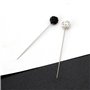 lijun 30pcs Musulman Hijab écharpe de sécurité Broches Strass Boule Broche tête Droite Broche