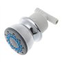Max-Tonsen Pomme de Douche d'hydromassage de Salle de Bain buse de Douche de Massage rotative à économie d'eau Argent 8.5x5cm