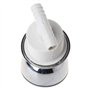 Max-Tonsen Pomme de Douche d'hydromassage de Salle de Bain buse de Douche de Massage rotative à économie d'eau Argent 8.5x5cm