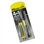 Mini tournevis multifonction 4 en 1 en forme de stylo de précision pour réparation de téléphone portable