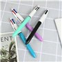 JDIEOQA Lot de 5 stylos à bille rétractables, multicolore, 4 couleurs en 1
