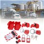 Oreq Kit consignation et d'étiquetage, sécurité électrique comprenant 12 étiquettes consignation, 4 disjoncteurs consignation, 2
