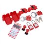 Oreq Kit consignation et d'étiquetage, sécurité électrique comprenant 12 étiquettes consignation, 4 disjoncteurs consignation, 2