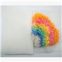 S-TROUBLE 50x100cm Tissu en Maille pour Crochet Tapis Faisant Tapisserie Toile Bricolage Outil Broderie Artisanat