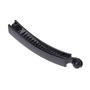 MINGSTORE 2 pièces 10 cm Pinces à Cheveux Banane tête carrée Noire Porte-Queue de Cheval Barrette en Plastique