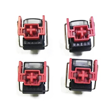VERBENA Commutateur optique linéaire V2 Slient Liner rouge remplaçable à chaud pour clavier mécanique Razer Huntsman