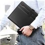 Toplive A4 Conference Portfolio Folder avec bloc-notes au format lettre / A4 (papier bloc-notes inclus), porte-cartes, manchons,