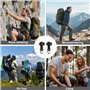 2 Pièces Porte Gants Ceinturon Réglable, Support de Ceinture porte gants, Pince Multi-usages pour Gants de Travail, Porte clés C