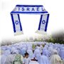 PENGXX Écharpe israélienne élégante pour homme et femme qui cherche à combiner chaleur et mode sans effort