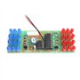 HOOLRZI VU Meter – lumières Clignotantes électroniques, Tableau de Pratique de soudage LED NE555 CD4017 IC, Kits de lumières éle