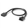 LEEINTO 30cm Carte mère RGB Adaptateur câble de Conversion 5V 3Pin/12V 4Pin RGB LED Bande Lumineuse pour PC Ordinateur lumière L
