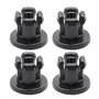 LEEINTO 10/20/30/50Pcs Clip Tuyau Intégré Pince Bowden Couplage pour Métal V6 Radiateur Hotend Tube 4MM Pince Extrudeuse Connect