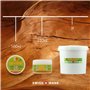 Renuwell Beurre de bois 100 ml – Cire de soin intensif pour tous les types de bois, entretien des meubles, ingrédients 100 % nat