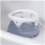 Rotho Babydesign siège de bain bleu - anti-dérapant et grand confort d'assise avec sécurité enfant - aide au siège - siège de ba