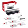 Solis Ensacheur sous vide pour aliments secs, humides, fragiles, fonction impulsion et marinade, avec tiroir bobine et coupe fil