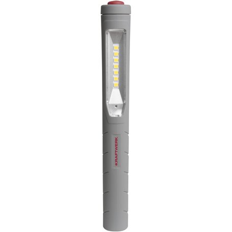 KRAFTWERK Lampe stylo LED | Pen Light | Lampe de poche LED magnétique et clip de maintien | Lampe de poche résistante aux chocs