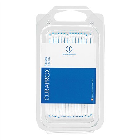 Curaprox Flosspic – Fil Dentaire Et Cure-dents Tout-en-un Pour Le Nettoyage Interdentaire | Design Ergonomique