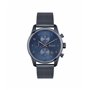 BOSS Montre Chronographe à Quartz pour Homme Collection SKYMASTER avec Bracelet Milanais en Acier Inoxydable Bleu - 1513836