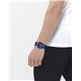 Lacoste Montre Chronographe à Quartz pour Homme Collection TIEBREAKER avec Bracelet en Silicone Bleu - 2011154
