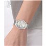 Lacoste Montre Analogique à Quartz pour Femme Collection LADYCROC avec Bracelet Milanais en Acier Inoxydable Argenté - 2001259