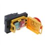 Bouton poussoir commun KJD12 12 A 250 V 4 pôles Commande de touches légère en plastique pour interrupteur à bouton-poussoir dans