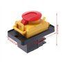 Bouton poussoir commun KJD12 12 A 250 V 4 pôles Commande de touches légère en plastique pour interrupteur à bouton-poussoir dans