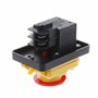Bouton poussoir commun KJD12 12 A 250 V 4 pôles Commande de touches légère en plastique pour interrupteur à bouton-poussoir dans