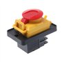 Bouton poussoir commun KJD12 12 A 250 V 4 pôles Commande de touches légère en plastique pour interrupteur à bouton-poussoir dans
